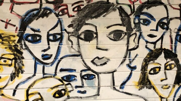 Grafity cerca de la casa de mi madre