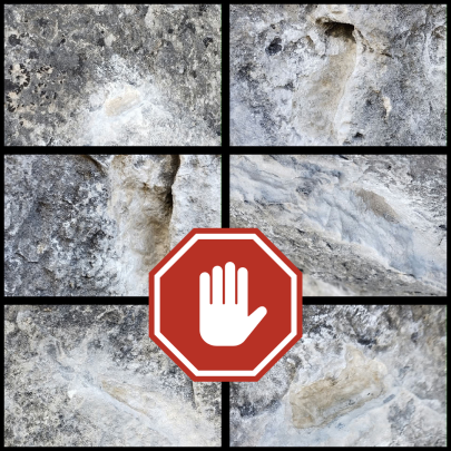 STOP. Intolerable la manipulación de cantos en vías equipadas.