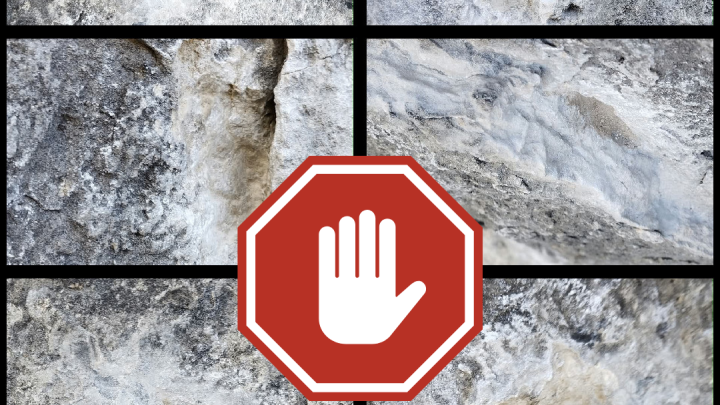 STOP. Intolerable la manipulación de cantos en vías equipadas.
