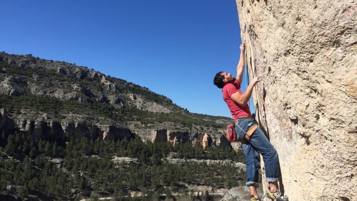 Pablo en Eco, sector Gena de Cuenca. Foto JYY